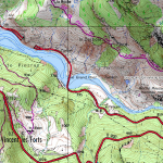 Carte d'accès au site de Dry de Roche Rousse